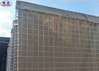 Bastione difensivo di Hesco della parete del gabbione della rete metallica 3 anni della garanzia di certificazione di iso