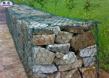 Gabbie esagonali su ordinazione della parete del gabbione/muro di sostegno della roccia rete metallica
