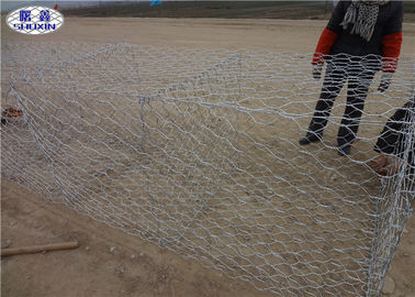 Canestri rivestiti galvanizzati del gabbione del PVC per servizio dell'OEM della parete di protezione del fiume