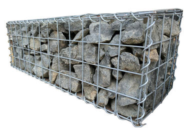 gabbioni resistenti del reticolato di saldatura della gabbia di 3mm Galfan per il muro di sostegno della roccia