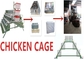 L'alta durevolezza 96birds ha galvanizzato la gabbia del pollo di strato adatta ad azienda agricola