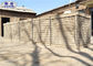 Bastioni difensivi militari delle barriere allineati geotessuto per il centro di addestramento della polizia