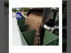 Sistema militare di barriere bastioni Hesco