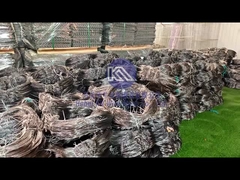 Display del processo di imballaggio della rete di barriera del serbatoio