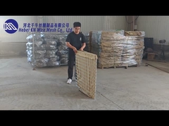 Barriera difensiva - Muro di difesa militare - Dimostrazione di dispiegamento singolo