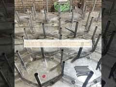 Barriera del carro armato Rete di ferita Tracce del carro armato Campo di battaglia Twine Wire Mesh per Drone invisibile Recinzione Tecnica tessuta ostacolo