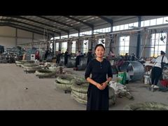 Acciaio inossidabile filo spinato 500 mm di diametro 50 m per rotolo