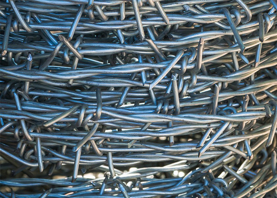 Protezione delle aziende agricole 12,5 calibro doppio filo bobine di filo spinato galvanizzato tradizionale