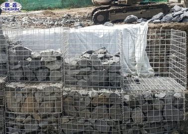 Il cavo di Galfan ha saldato i gabbioni riempiti pietra per servizio dell'OEM della protezione laterale