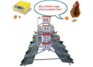 Materiale galvanizzato immerso caldo del filo di acciaio della gabbia di strato dell'uovo della batteria del pollo dell'azienda avicola