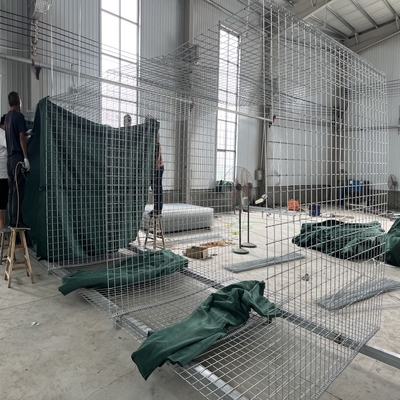 Galvanizzato a caldo resistenza alla trazione elevata Galfan barriera difensiva di sparo