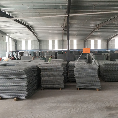 Saldatura di barriera difensiva anti ruggine galvanizzata di rete di filo di acciaio pieghevole
