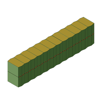 Anti-rust controllo delle inondazioni saldato Hesco Barriera Gabion Box per Barriera difensiva Muro di sostegno