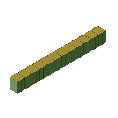 Anti-rust controllo delle inondazioni saldato Hesco Barriera Gabion Box per Barriera difensiva Muro di sostegno
