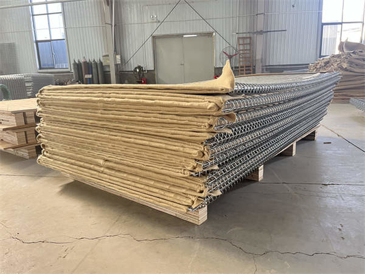 Militare 4-6mm Dimensione personalizzata Barriera difensiva galvanizzata Galfan Geotextile Tissu per contro alluvioni