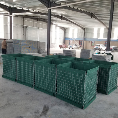 Barriera militare portatile saldata quadrata 3x3 pollici Barriere difensive in pietra in Ghana