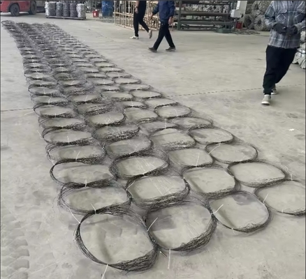 Barriera di rete galvanizzata antitanco Barriera di rete galvanizzata a bassa visibilità Barriera di ostacolo non visibile