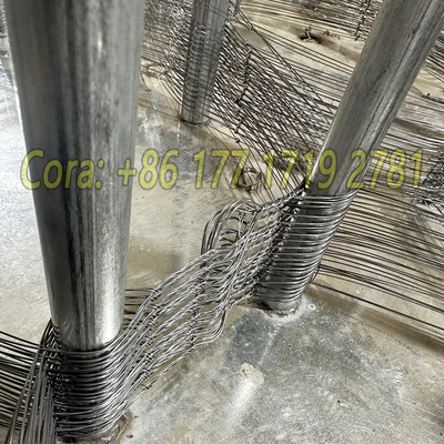Barriera di rete galvanizzata antitanco Barriera di rete galvanizzata a bassa visibilità Barriera di ostacolo non visibile