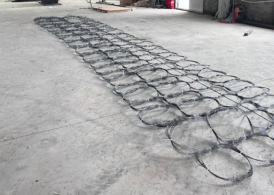 Barriera per serbatoi a bassa visibilità Struttura di impedimento galvanizzata per serbatoi