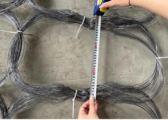 Serbatoi di ostacolo a bassa visibilità rete di barriera del serbatoio di filo galvanizzato