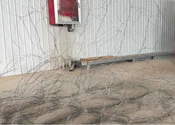 Difesa di frontiera nascosta e non visibile Barriera anti carri armati rete di filo