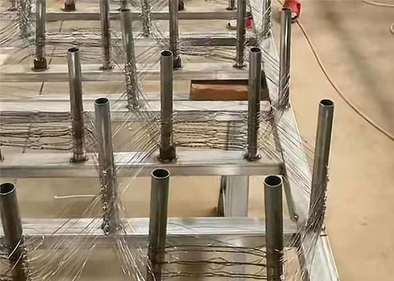 Anti-tanks riduce la mobilità Galvanizzato filo di ferro rete trappola