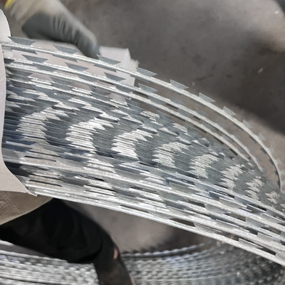 500 M filo spinato di rasoio galvanizzato anti-arrampicata