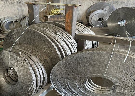 Recinzioni di sicurezza a filo spinato galvanizzate antirrugine