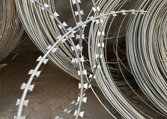 Ferro spinato resistente alla corrosione Confini nazionali Muro usato