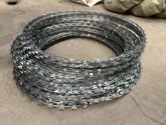 filo spinato galvanizzato filo rasoio anti-arrampicata uccello lama protettiva spine filo da barbaio
