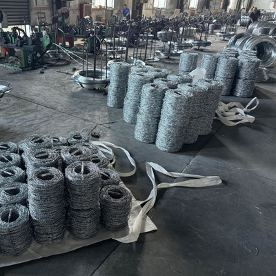 1.6 mm 500 m 25 kg/rollo Fio spinato galvanizzato immerso a caldo