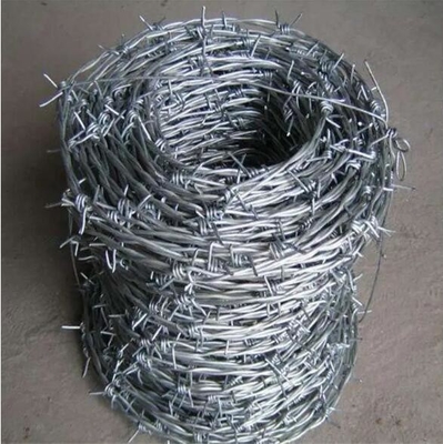125 calibro filo spinato con 14 calibro 4point barbs prigione di alta sicurezza filo spinato recinzione filo spinato prezzo in bangladesh galvanizzato