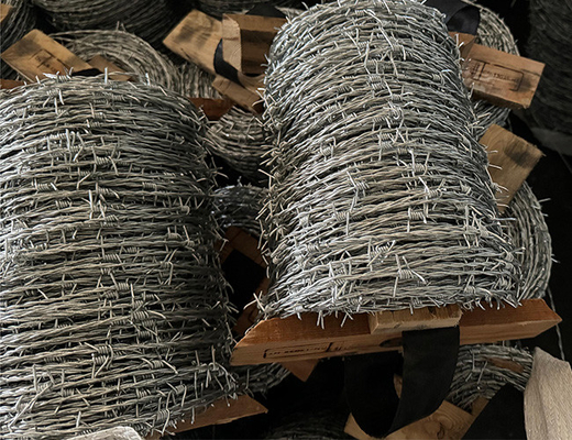 Fuoco galvanizzato a caldo filo spinato di sicurezza filo di grande diametro per confini sicuri