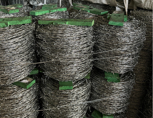 Filato spinato inverso a doppio filo di ferro rivestito in PVC per una maggiore sicurezza