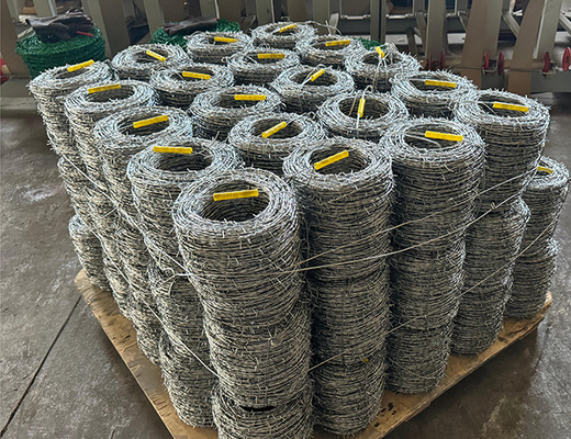 Filato spinato inverso a doppio filo di ferro rivestito in PVC per una maggiore sicurezza