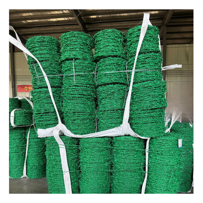Protezione della sicurezza galvanizzata Spike Rope PVC Rivestito Barbed Wire Mesh Fence Stock Fast Delivery