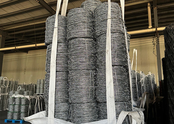 Fabbrica di fili spinati di sicurezza galvanizzati standard