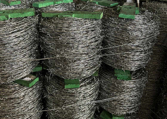 Fabbrica di fili spinati di sicurezza galvanizzati standard