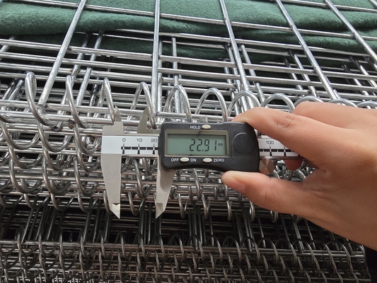 Sistema di barriera difensiva con maglia galvanizzata ricoperta