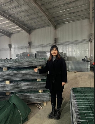 Mil 1 HESCO Difensivo Militare Barriera di sabbia riempita Pesante scatola galvanizzata saldata Parete con certificato CE