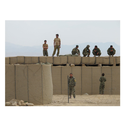 4.0 mm Difensivo Hesco Bation Barrier Gabion Usato principalmente per il controllo delle inondazioni e fortificazioni militari