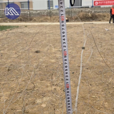 10x10x1.1-1.4M Acciaio filo a bassa visibilità per la rete Putanka Anti Tank Barrier Mesh