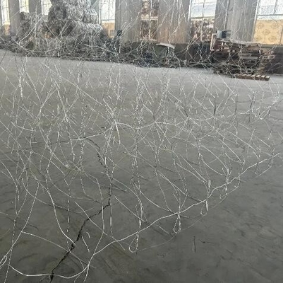 0Spessore di.8 mm, bassa visibilità, rete di avvolgimento di metallo nascosto
