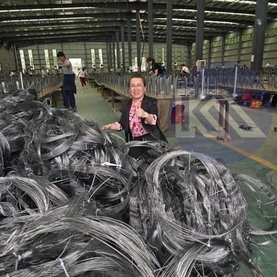 Anti Tank Wire For Effective Border Obstruction Control Barely Noticeable Obstacle 5x10x1.4m