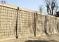 Barriera difensiva di Hesco dell'esercito, parete della scatola del gabbione della maglia 4,0 millimetri di cavo della primavera