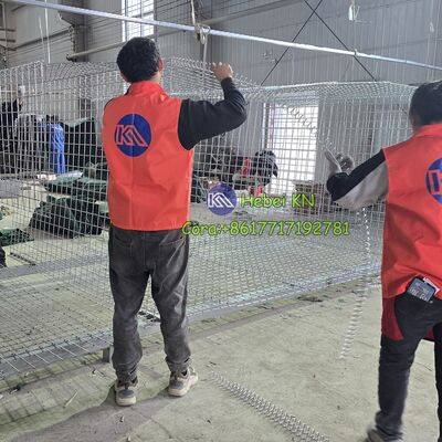 KN Hot Dipped Galvanized Welded Gabion Box With Competitive Hesco Barrier Price