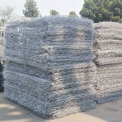 Hexagonal Galvanized Gabion Basket 4*1*1m Slope Protection Gabion 2*1*0.3m Mattress