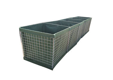 10 mil Militare Hesco Barriera altezza 1m larghezza 1m rivestito con geotessile