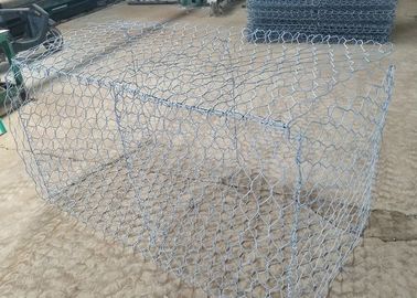 Calibro di cavo esagonale tessuto galvanizzato immerso caldo del canestro 2.0-4.0mm del gabbione della rete metallica