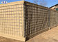 Barriere militari di Hesco della parete della difesa della sabbia, scatola saldata galvanizzata della rete metallica